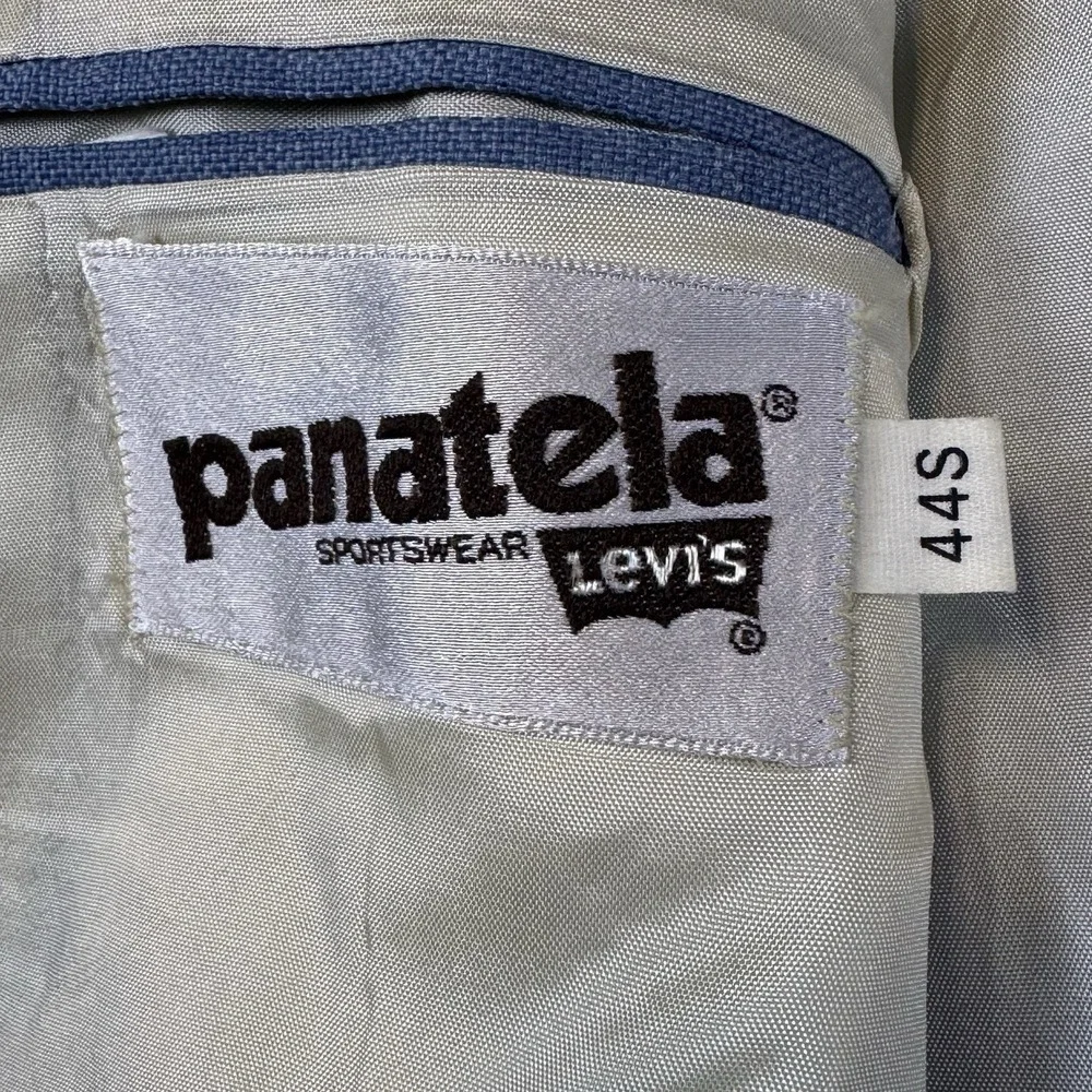 Vintage Levi's Panatela 2 Piece Suit Men's 44S Jacket Coat 40x29 Pants‎